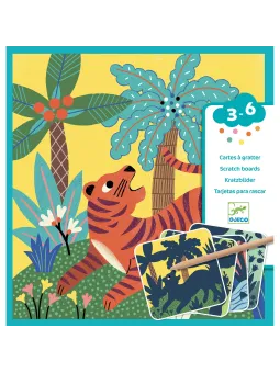 Wydrapywanka dla maluchów DUŻE ZWIERZĘTA DJ09095