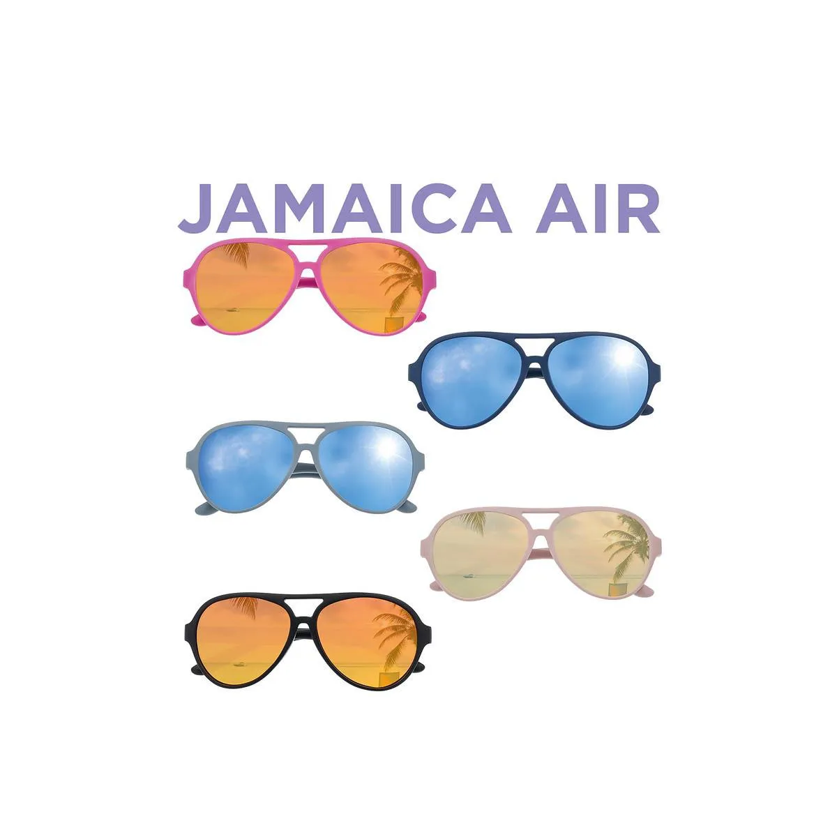 Okulary przeciwsłoneczne Dooky Jamaica Air PINK3-7 Okulary przeciwsłoneczne Dooky Jamaica Air PINK3-7