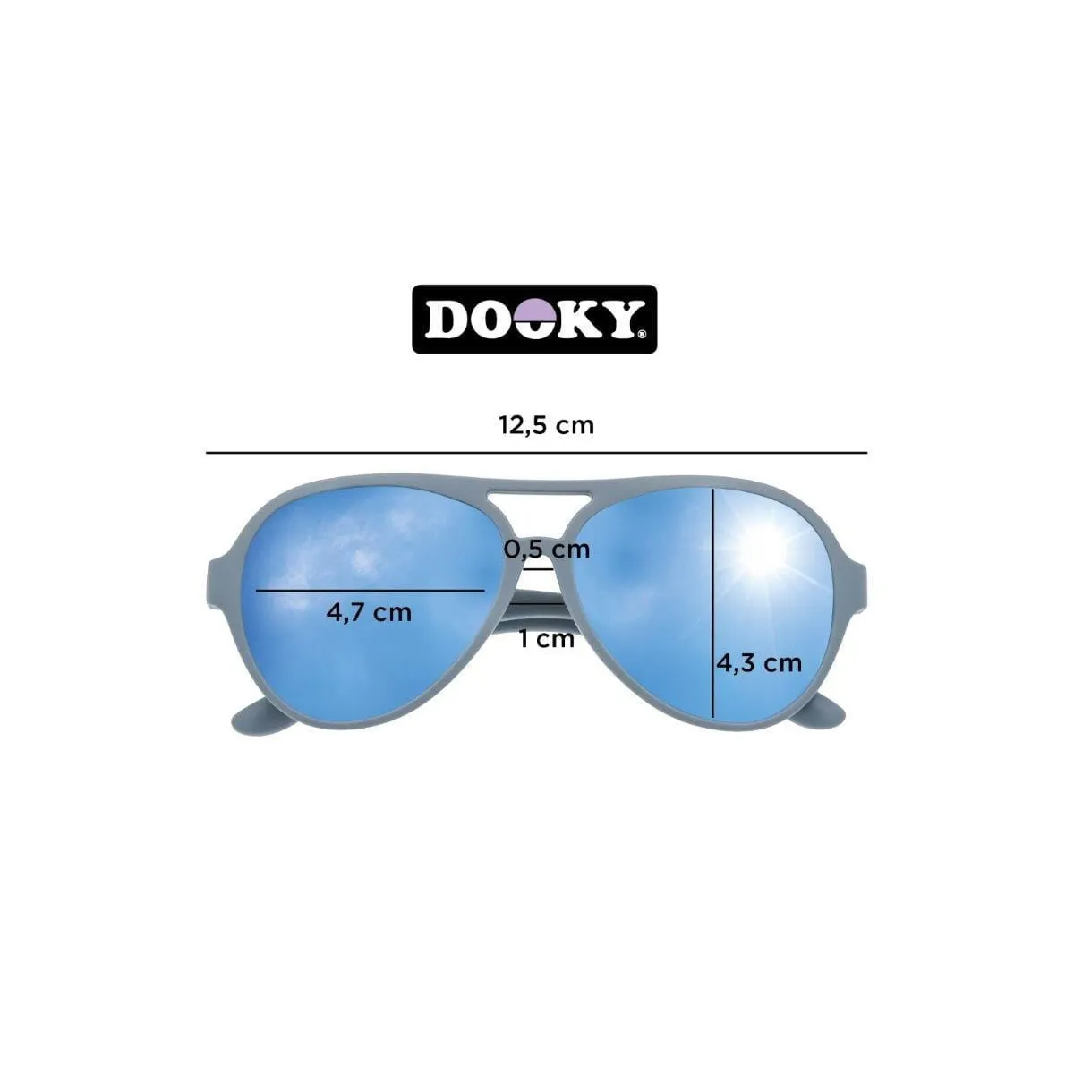 Okulary przeciwsłoneczne Dooky Jamaica Air PINK3-7 Okulary przeciwsłoneczne Dooky Jamaica Air PINK3-7